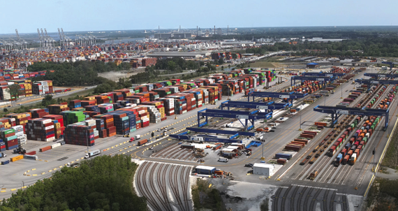 Port of Savannah, India Imports, India Exports, Mason Mega Rail Terminal